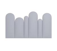Wall Padding,Anti-Collision Wall Padding Panels, Waterproof PU Wall Protection, Upholstered Decorative Panels for Kids' Room, Gray, 120x80cm - Safe, Stylish, Impact-Resistant