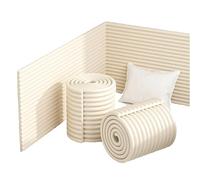 Wall Padding for Kids Playroom, Wall Mats for Padding Kids, Fireplace Hearth Guard Extra Cushion for Child Safety and Edge Protection(White,200 * 20cm)