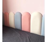 Wall Padding,Soft PU Leather Wall Panels for Kids & Adults, Anti-Collision 3D Peel and Stick Wall Decor, Solid Color Green Wallpaper, 30x50CM, 4 Pack Soft Cushioning Pads.