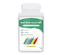 Wall Paint, 100g Safe Wall Repair Paste for Home Use, Latex Painting Kit, White Ceiling Paint with Roller Brush for Walls, Covers Cracks, Stains, and Marks, 12x6cm