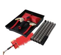 Wall Paint Applicator Pad - Paint Applicator for Walls | House Painting Tool with Long Handle for Corners and Ceilings | Paint Pad Applicator for Wooden Floors, Fences, Furniture Decks, Home