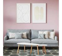 Wall Paint Pink 2.5L Water-Based Washable Quick-Dry 16.5x16.5x16cm AcrylicEcoUK
