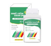 Wall Paint Repair Paste, 100g Kit, Drying Latex Material, Compact, Efficient Flaw Coverage, Easy Stain Removal, Includes Roller Brush for Home Improvements, 12x6cm