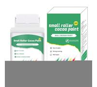 Wall Paint Repair Paste, 100g Safe Wall Kit, Latex Material, White Ceiling Paint with Roller Brush for Easy Stain Removal and Home Improvements, 4.72x2.36 inches