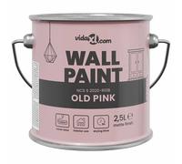 vidaXL Wall Paint Pink 2.5 L Wall Print