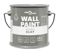 vidaXL Wall Paint Grey 2.5 L Wall Print