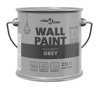 vidaXL Wall Paint Grey 2.5 L Wall Print