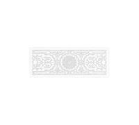 Wall Painting Stencils 57cm - 114cm Stencil for Plaster Painting Template to Paint Decor Wall Decorative Putty Brick Damask Border(S 57cmX20cm)