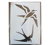 Wall Painting Stencils DIY Stencils Wall Painting Scrapbook Coloring Embossing Album Decorative Paper Card Template A4 29 * 21cm Animal Swallow Bird