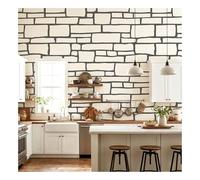 Wall Painting Stencils Large Size, 77x50cm Brick Wall Imitation Reusable Plastic Template, Geometric Pattern Wallpaper, DIY Home Decor Craft, Wood Floor Furniture