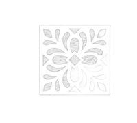 Wall Painting Stencils Reusable Paint Stencil for Wall Large Decor Paint Template Tile Ceramic Retro Vintage Bathroom Kitchen Floor(S 40cmX40cm - A)