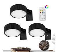 Wall Painting, Wall Light for Wall - 3x Battery Lamp Lamp to Paint | Remote Control Lamp with Timer for Coffee Living Room