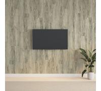 Wall Panels Grey PVC 91.5x15x0.2cm Wood Look Cladding 2.06m² Textured Pack of 15