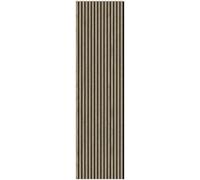 Wall Panels Uk Walnut Premium Flame Retardant Acoustic Slat Wall Panel ( 2 Pack )