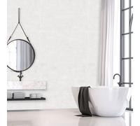 Wall Panels World Eppleton Light Grey Matt Tile Effect Pvc Shower Panel (10mm) Pack Of 2
