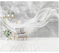 Wall Paper 3D Wallpapers Mural White Zen Geometric Smoke Photo Wallpaper Non-Woven Wall Mutals Giant Poster Decoration 350x245cm