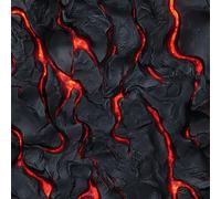 Wall Paper Black Flame Cracks Self-Adhesive Removable Easy to Install Wipe Clean with a Damp Cloth Bedroom Decor Countertops Wardrobe Shelf Bathroom Sticky Back Plastic Wallpaper 44 cm x 5 m