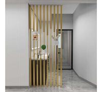Wall Partitions Screens, No Drill Required Room Dividers, Entrance Hall Decor Metal Slats Separation for Home and Office
