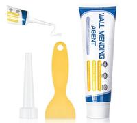 Wall Patch Repair Kit, Multi-Use Spackle Wall Repair with Scraper, Waterproof Long-Lasting Dry Patch Kits for Walls, Interior Doors, Cabinets, Wardrobes, Kit