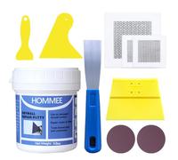 Wall patching Paste,Drywall Hole Patch Repair Kit,Wall Spackle Paste 8.5OZ to Fix Wall Surface Holes and Creak Damage with White Wall Repair Putty,Scraper,Sanding Pad Fill Quick and Easy Solution