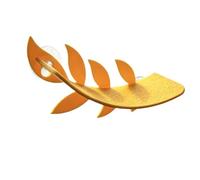 Wall Perch for Small Reptiles Pets, Suction Cup Terrarium Platform with Foliage Shape for Rainforest Habitats and Displays Reptiles Pet Terrarium Perch Suction Cup Wall Foliage Hammock Textured Glass