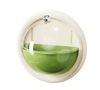 Wall Perfume Shelf - Clear Dustproof Display Rack with Rotating Top Compartments, Skincare Sample Storage | Perfume Holder for Dressing Table Bedroom Apartment Home, 1 x Piece, green, Se référer au