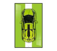 Wall Picture for Car Holder,Display Wallboard for Lego Speed Champions 10-in-1 F1 Car 77242-77251, Wall Mount Display Stand for Home, Office & Collection Rooms(With USB LED Light)