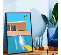 Wall Pictures David Hockney Art Prints Exhibition Posters and Prints Canvas Paintings Wall Art Pictures for Living Room Decor 50x70cm(20x28in) Frameless