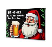 Wall Pictures For Living Room Ho-Ho-Ho! The Best Time For A Beer! Canvas Decorative Picture Easter Decoration Decoraciones Para Cuartos(40x60cm)