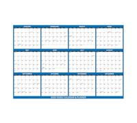 Wall Planner Calendar, Organized Layout, 121.92x81.28cm, Yearly Wall Chart, Erasable Schedule Planner, Integrated Time Management, For Living Room, Study, Dorm