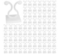 Wall Plant Support Clips - 100PCS Garden Vine Ties with Sticky Back | Climbing Vegetable Fixing Clamp for Grape, Tomato, Climber Plants, Balcony Vertical Greening Accessories, Home Indoor Outdoor