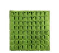 Wall Planting Pot Wall Hanging Pockets Planting Bags Flower Pot Home Garden Grow Bag Garden Planter Vertical Seedling Plant Pot Home Decor Supply For Indoor/Terrace Decoration(Green 72 Pockets)