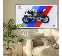 Wall Plaque for Lego Technic BM/W M 1000 RR 42130 Motorcycle, Lego Lovers, Size: 70 x 40 cm