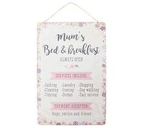 Something Different FL_30316 Wall Plaque | Mum's Bed and Breakfast Sign | 1pc. 149g, Multicolor