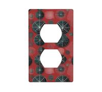 Wall Plate 4.5x2.76in MSRHIUEF Biological Weapons Pattern Picture Durable PC Material, Heat & Fade Resistant, Easy to Clean, Standard Size