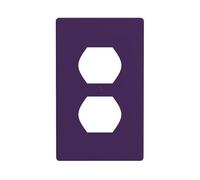 Wall Plate 4.5x2.76in WHJSHOP Dark Purple Pattern Durable PC Material, Heat & Fade Resistant, Easy to Clean, Standard Size