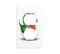 Wall Plate 4.5x2.76in WHJSHOP Dinosaur in The Eggshell Pattern Durable PC Material, Heat & Fade Resistant, Easy to Clean, Standard Size