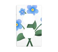 Wall Plate 4.5x2.76in WHJSHOP Don't Forget I Love You Pattern Durable PC Material, Heat & Fade Resistant, Easy to Clean, Standard Size