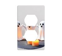 Wall Plate 4.5x2.76in WHJSHOP Naughty Little Devil Pattern Durable PC Material, Heat & Fade Resistant, Easy to Clean, Standard Size