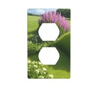 Wall Plate 4.5x2.76in WHJSHOP Prairie Pattern Durable PC Material, Heat & Fade Resistant, Easy to Clean, Standard Size