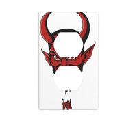 Wall Plate 4.5x2.76in WHJSHOP The Devil Horn Pattern Durable PC Material, Heat & Fade Resistant, Easy to Clean, Standard Size