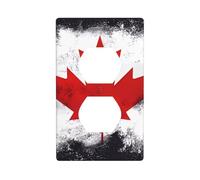 Wall Plate 4.5x2.76in YYHWHJDE Canadian Flag Prints Durable PC Material, Heat & Fade Resistant, Easy to Clean, Standard Size