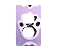 Wall Plate 4.5x2.76in YYHWHJDE Cat's Claws in The Snow Prints Durable PC Material, Heat & Fade Resistant, Easy to Clean, Standard Size
