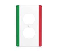 Wall Plate 4.5x2.76in YYHWHJDE Italian Flag Prints Durable PC Material, Heat & Fade Resistant, Easy to Clean, Standard Size