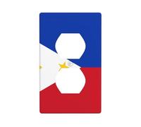 Wall Plate 4.5x2.76in YYHWHJDE Philippine Flag Prints Durable PC Material, Heat & Fade Resistant, Easy to Clean, Standard Size