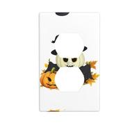 Wall Plate 4.5x2.76in YYHWHJDE Pumpkin Ghost in The Pumpkin Prints Durable PC Material, Heat & Fade Resistant, Easy to Clean, Standard Size