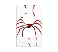 Wall Plate 4.5x2.76in YYHWHJDE Red Spider Devil Prints Durable PC Material, Heat & Fade Resistant, Easy to Clean, Standard Size