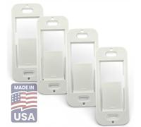 Wall Plate Bracket for Lutron Caseta Pico Remote (4 Pack) | Snap-in Wall Mount Holder for Lutron Pico Smart Remote | Seamless No-Wobble Installation | Durable Low-Profile Wall Bracket
