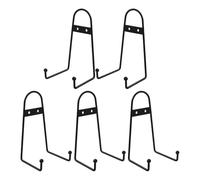 Wall Plate Display Rack for Art Collections - 5 Piece Set, Black, Perfect for Home Decor and Gallery Showcase, and Stylish Plate Holder