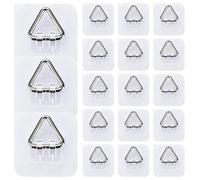 Wall Plate Hangers - 18 Adhesive Wall Plates Adhesive Wall Mount Hangers Invisible Set | Display Holder | Stainless Steel Hooks For Deco Pictures